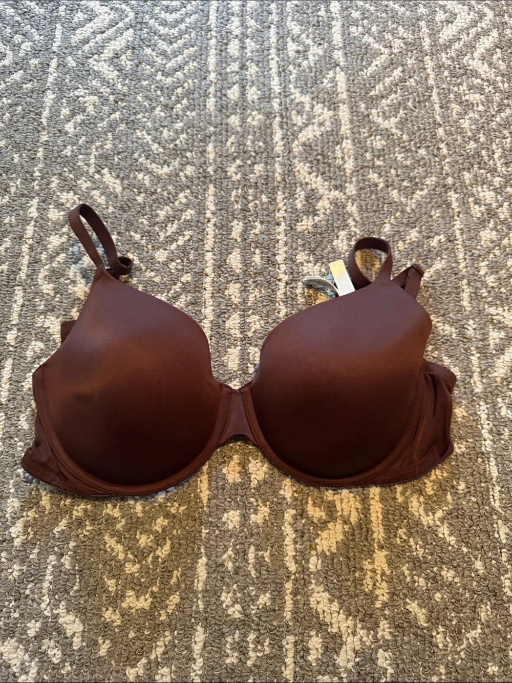 Seamless Support T-Shirt Bra in Chocolate Brown - Picture 1 of 5